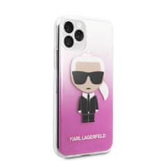 Karl Lagerfeld Karl Lagerfeld Iconic Karl Gradient - Ohišje za iPhone 11 Pro (roza)