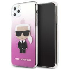 Karl Lagerfeld Karl Lagerfeld Iconic Karl Gradient - Ohišje za iPhone 11 Pro Max (roza)