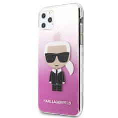 Karl Lagerfeld Karl Lagerfeld Iconic Karl Gradient - Ohišje za iPhone 11 Pro Max (roza)