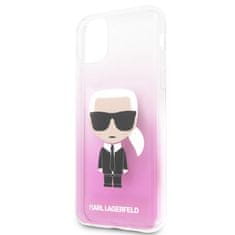 Karl Lagerfeld Karl Lagerfeld Iconic Karl Gradient - Ohišje za iPhone 11 Pro Max (roza)