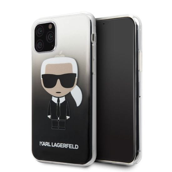 Karl Lagerfeld Karl Lagerfeld Iconic Karl Gradient - Ohišje za iPhone 11 Pro (črno)