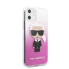 Karl Lagerfeld Karl Lagerfeld Iconic Karl Gradient - etui za iPhone 11 (roza)