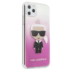 Karl Lagerfeld Karl Lagerfeld Iconic Karl Gradient - Ohišje za iPhone 11 Pro Max (roza)