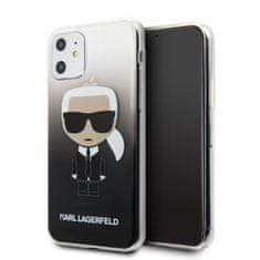 Karl Lagerfeld Karl Lagerfeld Iconic Karl Gradient - Ohišje za iPhone 11 (črno)