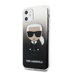 Karl Lagerfeld Karl Lagerfeld Iconic Karl Gradient - Ohišje za iPhone 11 (črno)