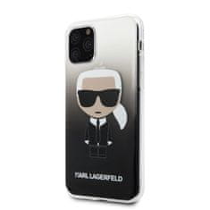 Karl Lagerfeld Karl Lagerfeld Iconic Karl Gradient - Ohišje za iPhone 11 Pro (črno)