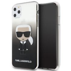 Karl Lagerfeld Karl Lagerfeld Iconic Karl Gradient - Ohišje za iPhone 11 Pro Max (črno)