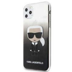 Karl Lagerfeld Karl Lagerfeld Iconic Karl Gradient - Ohišje za iPhone 11 Pro Max (črno)