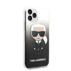 Karl Lagerfeld Karl Lagerfeld Iconic Karl Gradient - Ohišje za iPhone 11 Pro (črno)