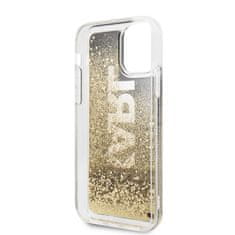 Karl Lagerfeld Karl Lagerfeld Logo Karl Liquid Glitter - etui za iPhone 11 Pro (črno/zlato bleščice)