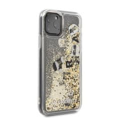 Karl Lagerfeld Karl Lagerfeld Glitter Liquid Floatting Charms - ohišje za iPhone 11 Pro (zlati plavajoči okraski)