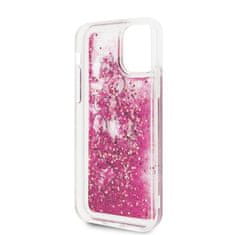 Karl Lagerfeld Karl Lagerfeld Glitter Liquid Floatting Charms - etui za iPhone 11 (Roza plavajoči okraski)