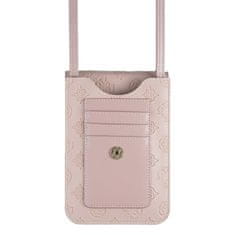 Guess Guess 4G Peony Wallet Bag - torbica s predalom za pametni telefon (svetlo roza)