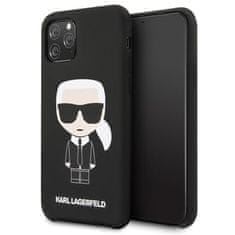 Karl Lagerfeld Karl Lagerfeld Silikonsko ohišje Iconic - iPhone 11 Pro (črno)