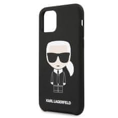 Karl Lagerfeld Karl Lagerfeld Silikonsko ohišje Iconic - iPhone 11 Pro (črno)