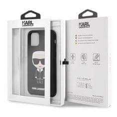 Karl Lagerfeld Karl Lagerfeld Silikonsko ohišje Iconic - iPhone 11 Pro (črno)