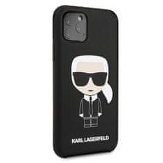 Karl Lagerfeld Karl Lagerfeld Silikonsko ohišje Iconic - iPhone 11 Pro (črno)