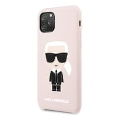 Karl Lagerfeld Karl Lagerfeld Silikonsko ohišje Iconic - iPhone 11 Pro (roza)