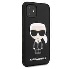 Karl Lagerfeld Karl Lagerfeld Silikonsko ohišje Iconic - iPhone 11 (črno)