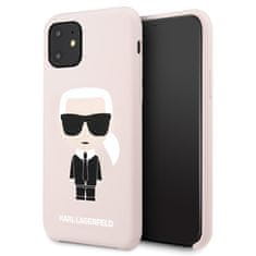 Karl Lagerfeld Karl Lagerfeld Silikonsko ohišje Iconic - iPhone 11 (roza)