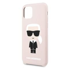 Karl Lagerfeld Karl Lagerfeld Silikonsko ohišje Iconic - iPhone 11 (roza)