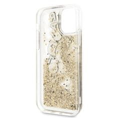 Karl Lagerfeld Karl Lagerfeld Glitter Liquid Floatting Charms - etui za iPhone 11 (zlati plavajoči okraski)