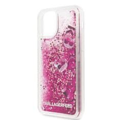 Karl Lagerfeld Karl Lagerfeld Glitter Liquid Floatting Charms - Ohišje za iPhone 11 Pro (Roza plavajoči okraski)