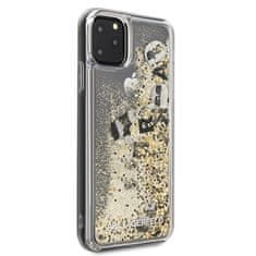 Karl Lagerfeld Karl Lagerfeld Glitter Liquid Floatting Charms - ohišje za iPhone 11 Pro Max (zlati plavajoči okraski)