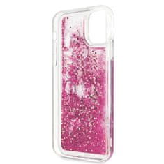 Karl Lagerfeld Karl Lagerfeld Glitter Liquid Floatting Charms - Ohišje za iPhone 11 Pro Max (Roza plavajoči okraski)