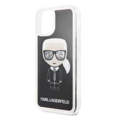 Karl Lagerfeld Karl Lagerfeld Iconic Glitter - Ohišje za iPhone 11 (črno)