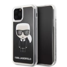 Karl Lagerfeld Karl Lagerfeld Iconic Glitter - Ohišje za iPhone 11 Pro (črno)