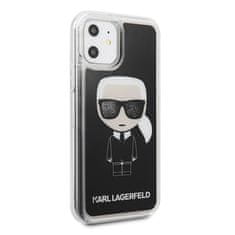 Karl Lagerfeld Karl Lagerfeld Iconic Glitter - Ohišje za iPhone 11 (črno)