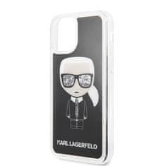 Karl Lagerfeld Karl Lagerfeld Iconic Glitter - Ohišje za iPhone 11 Pro (črno)