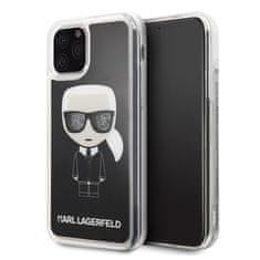 Karl Lagerfeld Karl Lagerfeld Iconic Glitter - Ohišje za iPhone 11 Pro Max (črno)