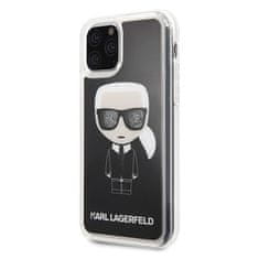 Karl Lagerfeld Karl Lagerfeld Iconic Glitter - Ohišje za iPhone 11 Pro Max (črno)