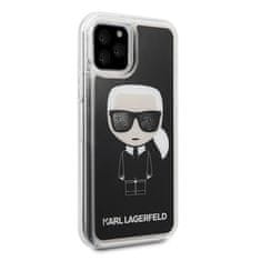 Karl Lagerfeld Karl Lagerfeld Iconic Glitter - Ohišje za iPhone 11 Pro Max (črno)