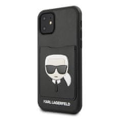 Karl Lagerfeld Karl Lagerfeld CardSlot - etui za iPhone 11 z režo za kartice (črn)