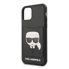 Karl Lagerfeld Karl Lagerfeld CardSlot - etui za iPhone 11 z režo za kartice (črn)