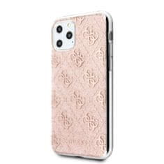 Guess Guess 4G Glitter - Ohišje za iPhone 11 Pro Max (roza)