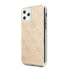 Guess Guess 4G Glitter - Ohišje za iPhone 11 Pro (zlato)