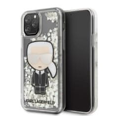 Karl Lagerfeld Karl Lagerfeld Glitter Glowdark Iconic - Ohišje za iPhone 11 Pro