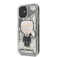 Karl Lagerfeld Karl Lagerfeld Glitter Glowdark Iconic - etui za iPhone 11