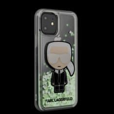 Karl Lagerfeld Karl Lagerfeld Glitter Glowdark Iconic - etui za iPhone 11