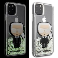 Karl Lagerfeld Karl Lagerfeld Glitter Glowdark Iconic - Ohišje za iPhone 11 Pro Max