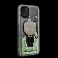 Karl Lagerfeld Karl Lagerfeld Glitter Glowdark Iconic - Ohišje za iPhone 11 Pro