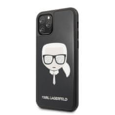 Karl Lagerfeld Karl Lagerfeld Dvoplastni ovitek z bleščicami - iPhone 11 Pro Case (črn)