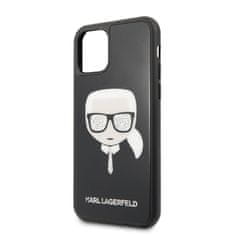 Karl Lagerfeld Karl Lagerfeld Dvoplastni ovitek z bleščicami - iPhone 11 Pro Case (črn)