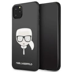 Karl Lagerfeld Karl Lagerfeld Dvoplastno ohišje z bleščicami - ohišje za iPhone 11 Pro Max (črno)