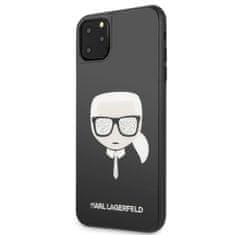 Karl Lagerfeld Karl Lagerfeld Dvoplastno ohišje z bleščicami - ohišje za iPhone 11 Pro Max (črno)