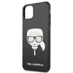 Karl Lagerfeld Karl Lagerfeld Dvoplastno ohišje z bleščicami - ohišje za iPhone 11 Pro Max (črno)